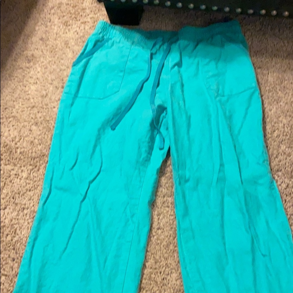 Teal/blue women’s size medium dress pants